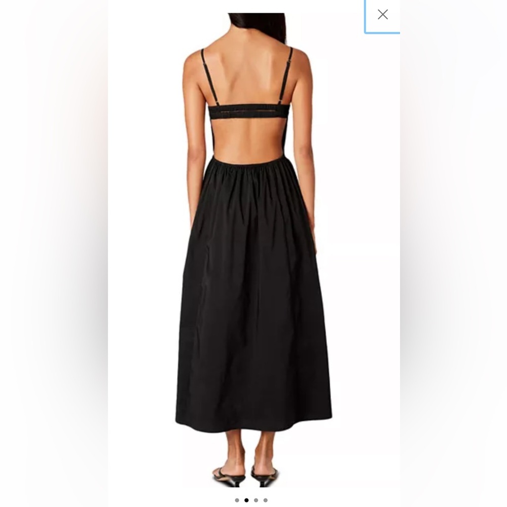 Nia Black Destene Poplin Dress - Picture 2 of 5